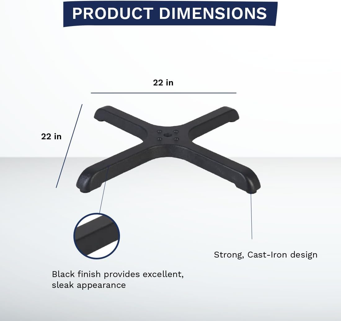 CenPro Commercial 22"x22" Table Base