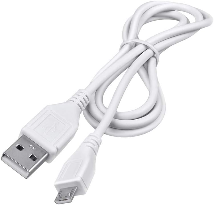 PK Power 5ft White Micro USB to USB Cable for Anker Astro, E3, E4, E5, Mini, Slim2, Slim3, Astro2, 2nd Generation Astro 3,SlimTalk/Trent iTorch IMP52D, CarbonPak, Easypak, iMirror, Jackery Bar,Giant