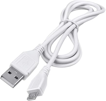 ABLEGRID 5ft White Micro USB Data Cable Cord Lead for Imito AM802 Rockchip RK2918 Android Wi-Fi Tablet PC