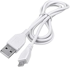 PK Power 5ft White Micro USB Charging Cable Cord Lead for Pantech Breeze III P2030 Ease P2020 Jest TXT8040 Jest 2 TXT8045 Laser P9050 Crux CDM8999 CDM8992 Caper TXT8035 Crossover P8000 Pursuit