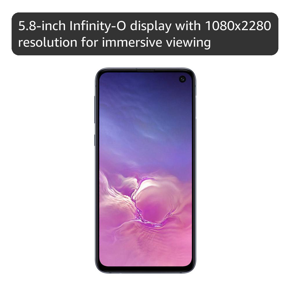 Samsung Galaxy S10e 128 GB Hybrid-SIM Android Smartphone - Black