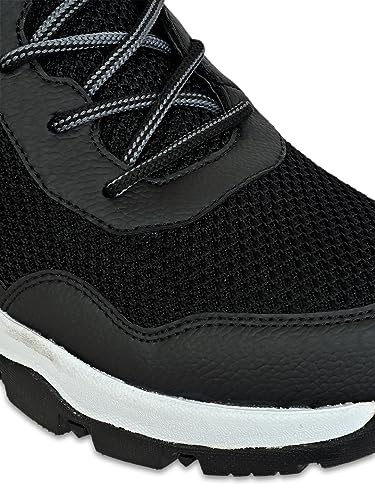 Image of Allen Cooper Men's Sports Trekking & Hiking,Biking,Walking Shoes with Rubber Outsole & Memory Foam Insole Lace-Up Shoes for Men's(ACSS-252|Black|Beige|LightGrey Size-6,7,8,9,10)