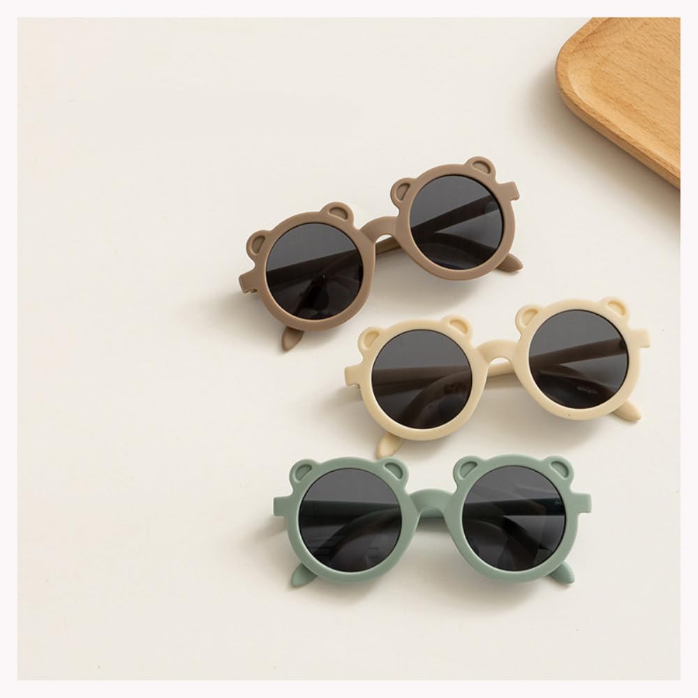 1~4 Uds gafas de sol redondas de moda para niños gafas de sol clásicas lindas para niñas y niños gafas de protección UV400