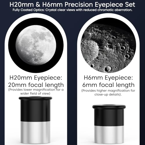 Image of Sounce 70mm Astronomical and Sky Refractor Telescope with 150x Ultra Zoom Fully Coated Glass Optics Alt Az Mount compatible with 70mm Professionals to Explore Moon Planets Star Deep Sky Objects(Black)