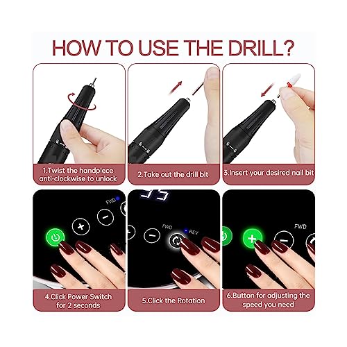 Nail-Grinding-Machine-Electric-Nail-Drill-MachineProfessional-Portable-Nail-Drill-Machine-with-Touch-Screen35000RPM-Electric-Nail-File-for-Acrylic-Nails-Gel-Nails-for-DIY-Home-or-Salon-Mani-Pedis
