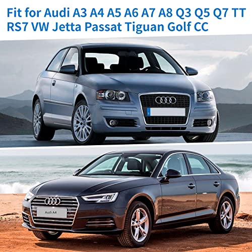 M14 Oil Drain Plug Gaskets Crush Washers Seals Rings Fit For Audi A3 A4 A5 A6 A7 A8 Q3 Q5 Q7 Tt Rs7 Vw Jetta Passat Tiguan Golf Cc, Replacement For The Part # N 013 815 7, Used For Oil Change, 10 Pack #TOP5