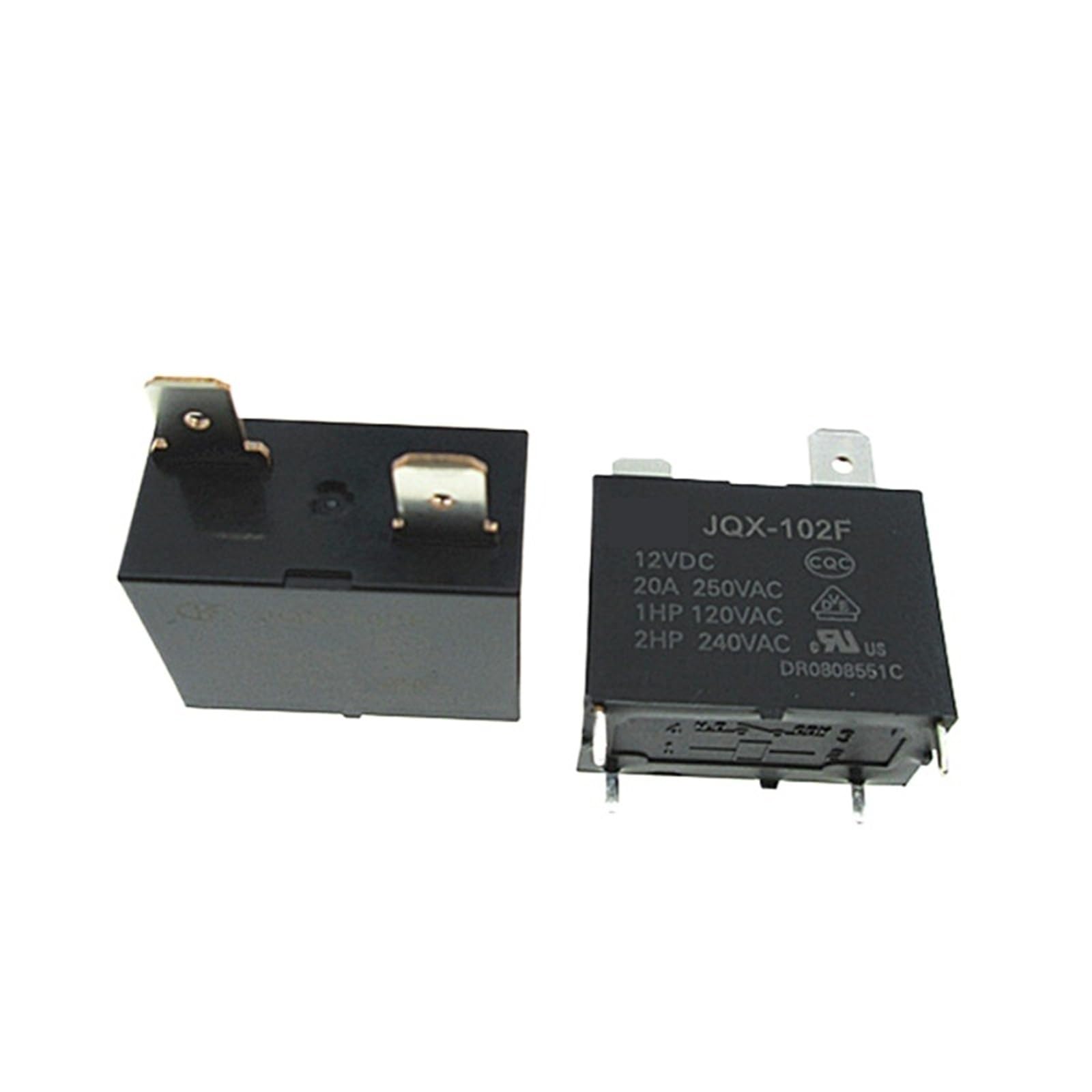 Relais de puissance 12V HF102F JQX-102F pour carte électronique