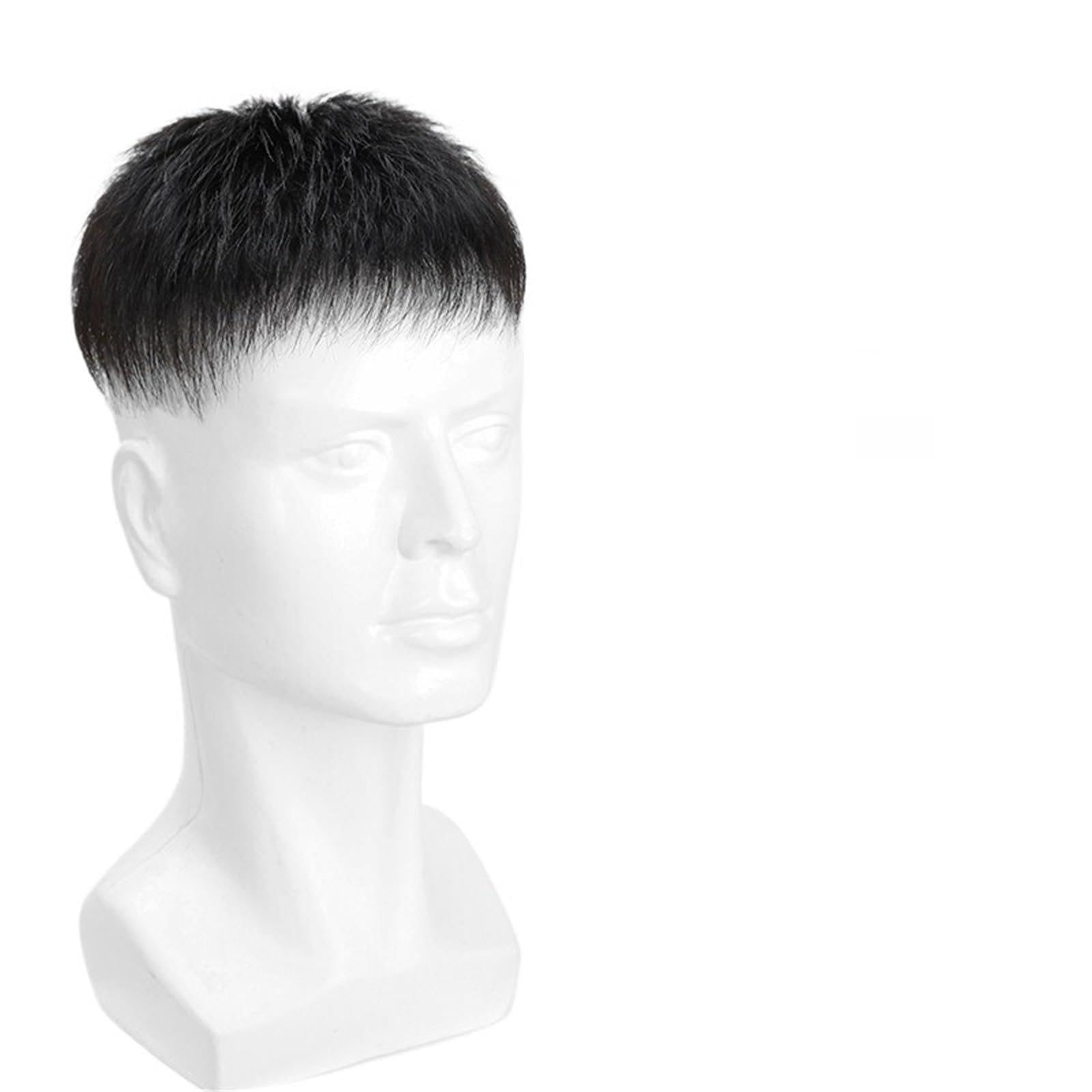 peluca para hombre Peluca rota natural recta corta for hombre