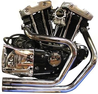 ハーレー マフラー 2:1 エキゾーストヘッダーセット クローム 30-0891