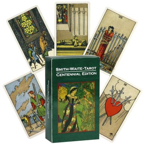 Rider Waite Tarocchi con Guida, Tarot Adatti Ai Principianti, 78 carte di tarocchi Rider per la divinazione, inglese tarot cards, giochi di carte per feste