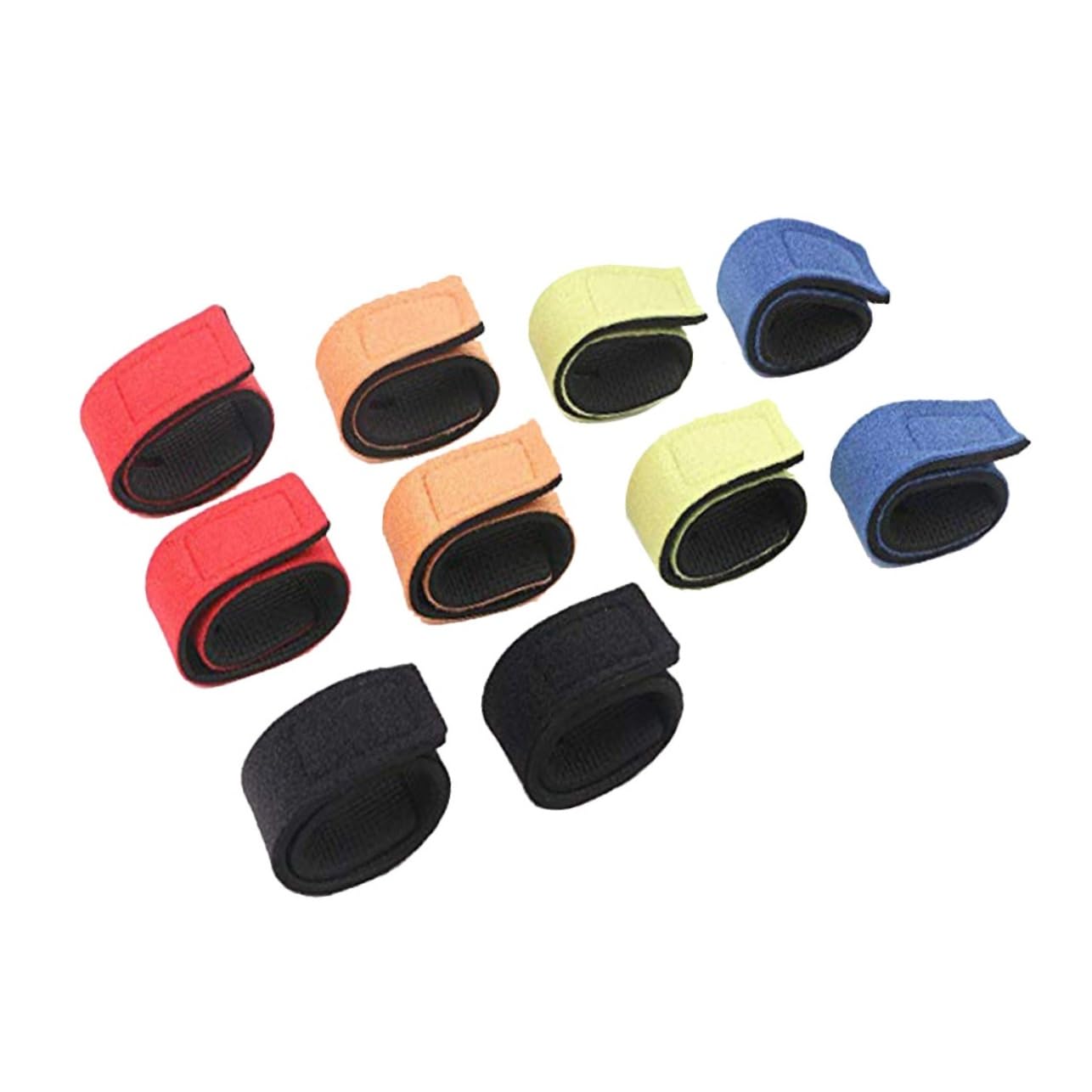 BESPORTBLE 8 Pcs Fishing Rod Straps Elastic Rod Sleeves for Outdoor Fishing Anti-Slip Belts
