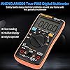 Akozon ANENG Digital Multimeter Autoranging,AN8008 True-RMS Digital Multimeter AC DC Voltage Ammeter Current Ohm Meter-Diode/Shutdown,Frequency and Duty Cycle Measurements-LCD Display-9999 Counts #5