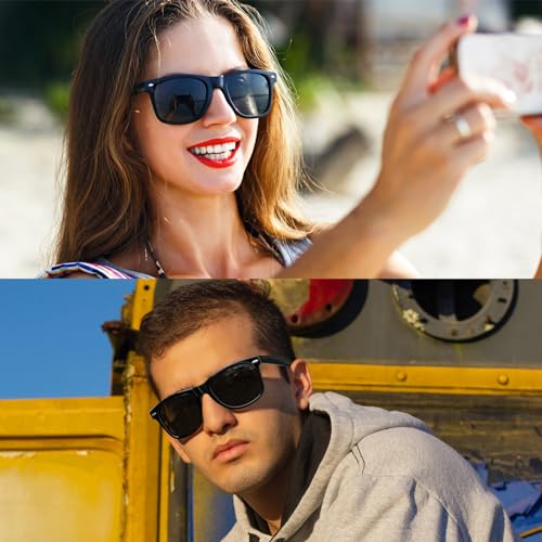 Image of Joopin Square Sunglasses Polarized UV400 Designer Sun Glasses Men Women