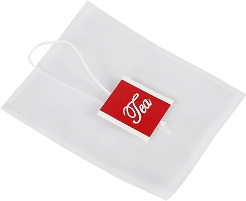 Miniatura 9 de 100 unids vacía malla té infusor bolsa filtro filtro filtro bolsas con cadena hogar