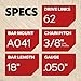 Oregon Chainsaw Guide Bar & Chain Combo, AdvanceCut Replacement for Saw Chains, Bar Length 18