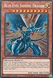  Leuchtender Blauäugiger Drache - LCKC-DE008 - Secret Rare