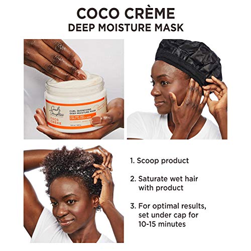 Carol’s Daughter Coco Creme Curl Quenching Deep Moisture Hair Mask For Very Dry Hair, With Coconut Oil And Mango Butter, Hair Mask For Curly Hair, 12 Oz #TOP3