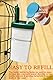 VandanCoop 1L Automatische Trinkflasche Kaninchen-Wasserflasche mit Metallbecher für Käfig, tropffrei Wasser-Futternapf Hasen-Wasserspender für kleine Tiere