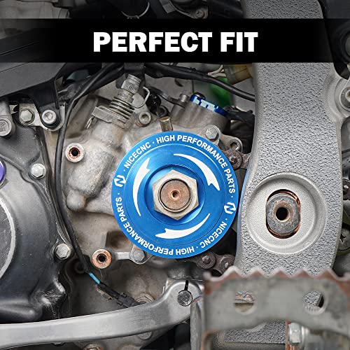 Nicecnc Blue Case Saver Sprocket Guard Compatible With Yamaha Yfz450R 2009-2023 2022 2021 2020 2019 2018 2017 2016, Yfz450Rse 2017-2023, Yfz450X 2010-2011, Replacement For 90201-22015-00 #TOP1