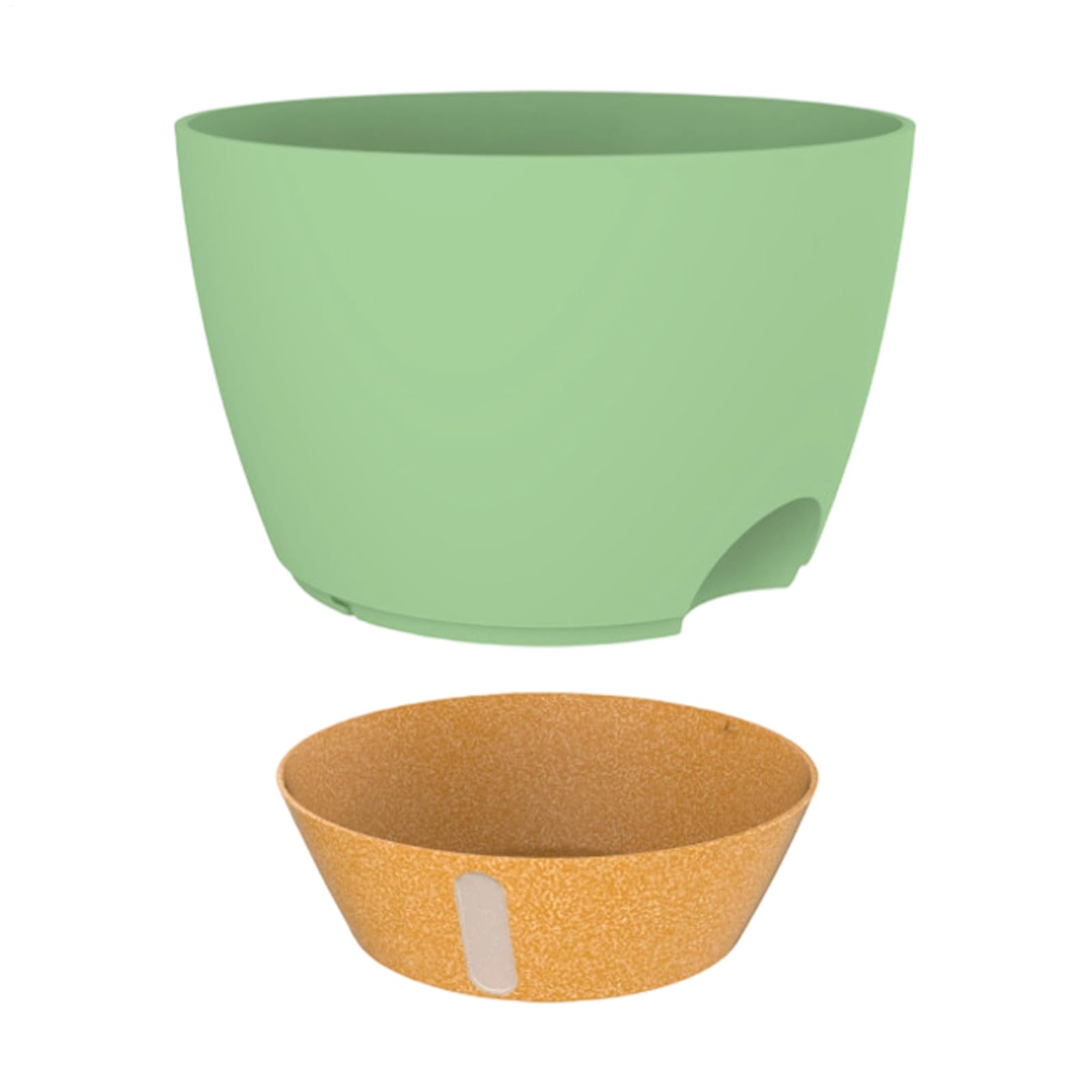 Appendiabiti per piante – Cestino sospeso automatico con serbatoio, set di 2 vasi per fiori per giardinaggio domestico | supporto per piante montato su finestra a parete per design interi