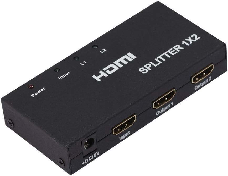Hdmi Splitter 1x2 Ports 2 Port 1080p V1.3 Hdtv 3d Hd Audio