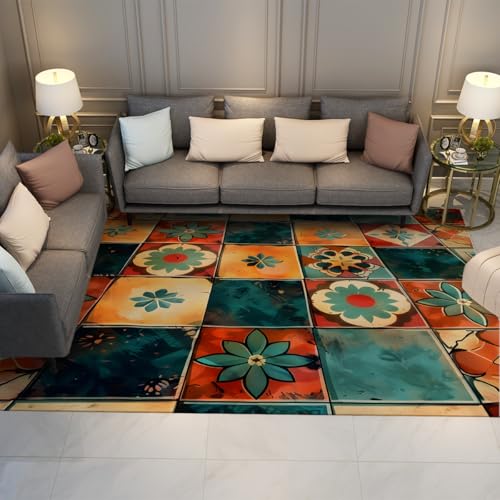 Tapis de salon antidérapant lavable pour simplifier l'entretien - 3