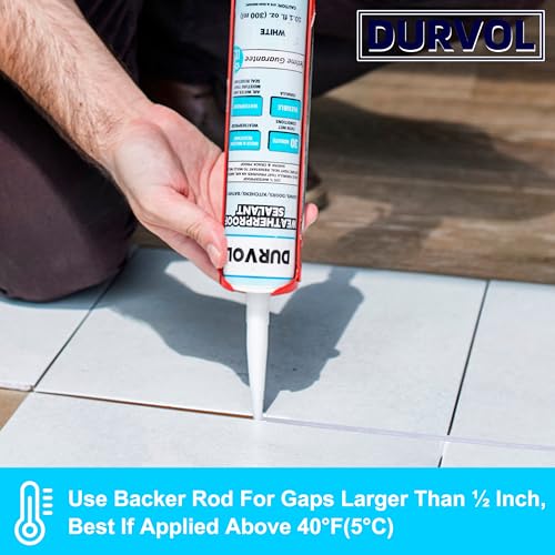 Sellador de silicona impermeable 2 unidades blanco miniatura 4
