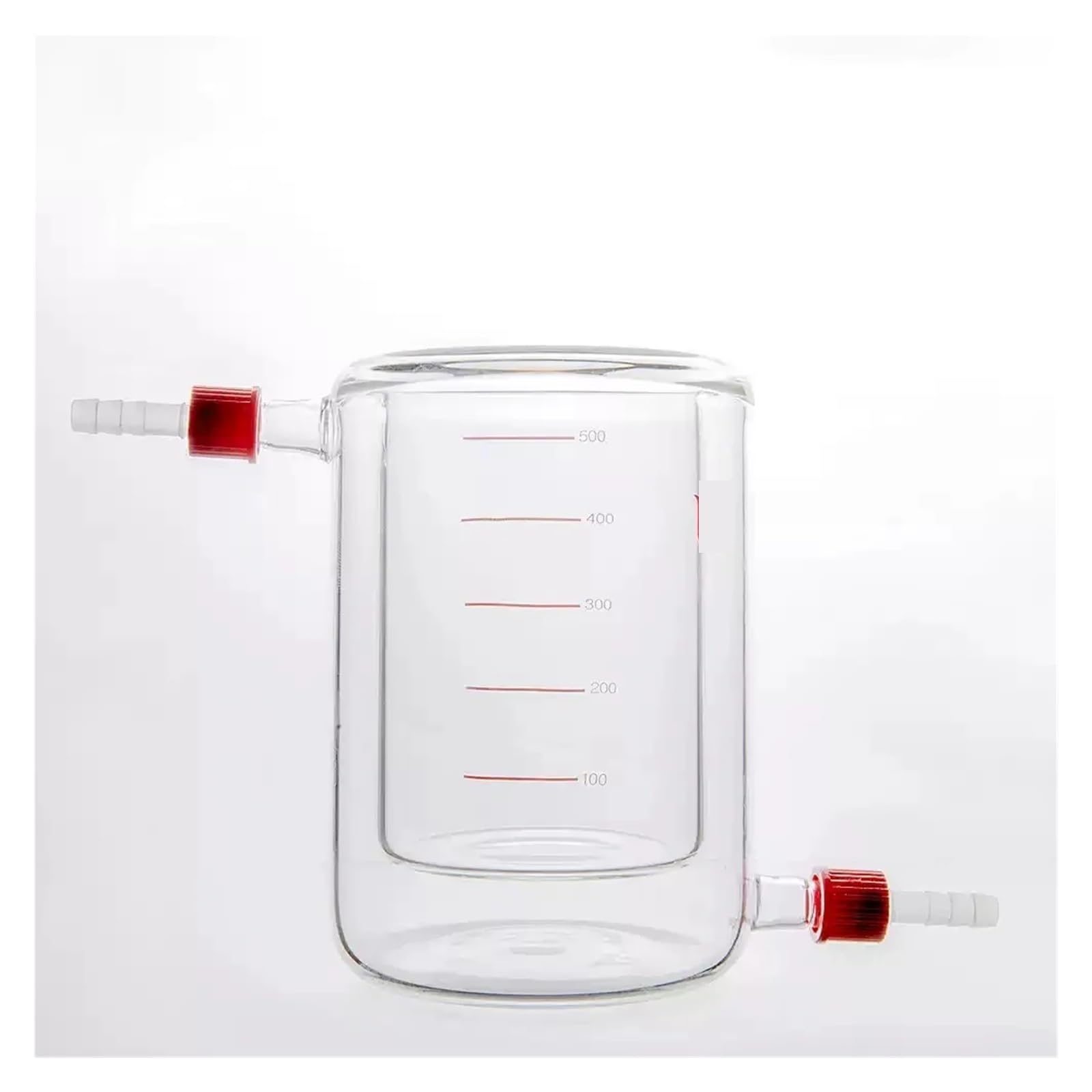 Bécher en verre borosilicaté à double paroi avec bec verseur amovible(1000ml)