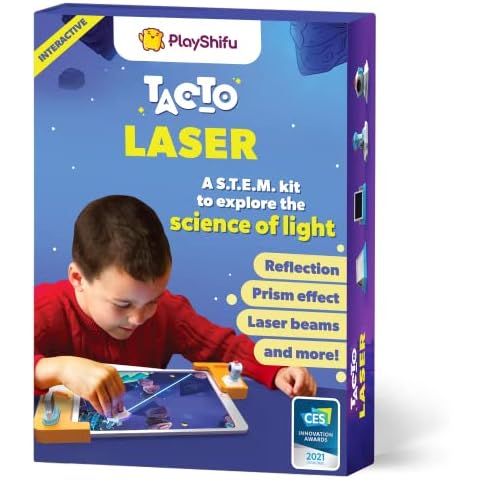 PlayShifu STEM Toys for Kids - Tacto Laser (Interactive Kit + App) - Logic Laser Maze Games Cover