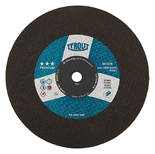 Disque abrasif Tyrolit 41H 400mm pour éviter les vibrations et déviations de coupe