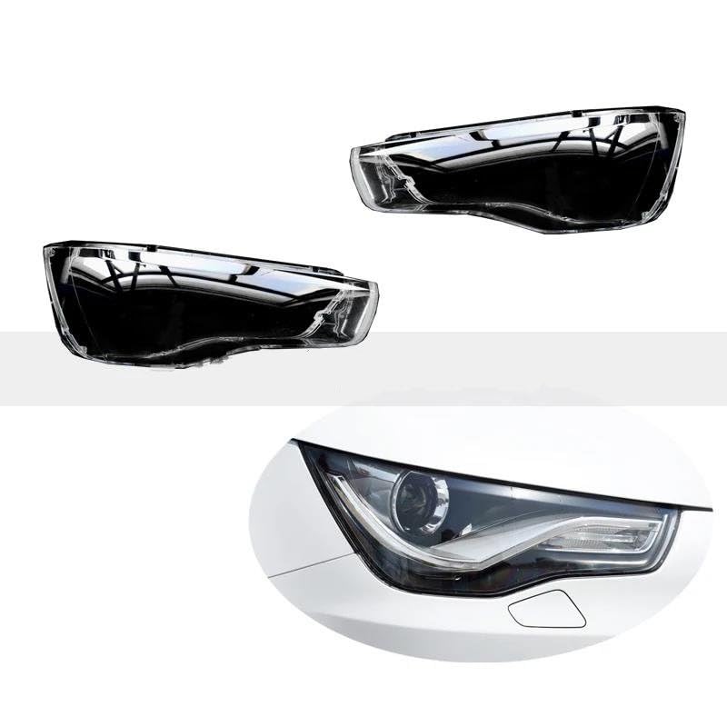 Capot de phare avant gauche pour Audi A1 2011-2014 en verre transparent - 2