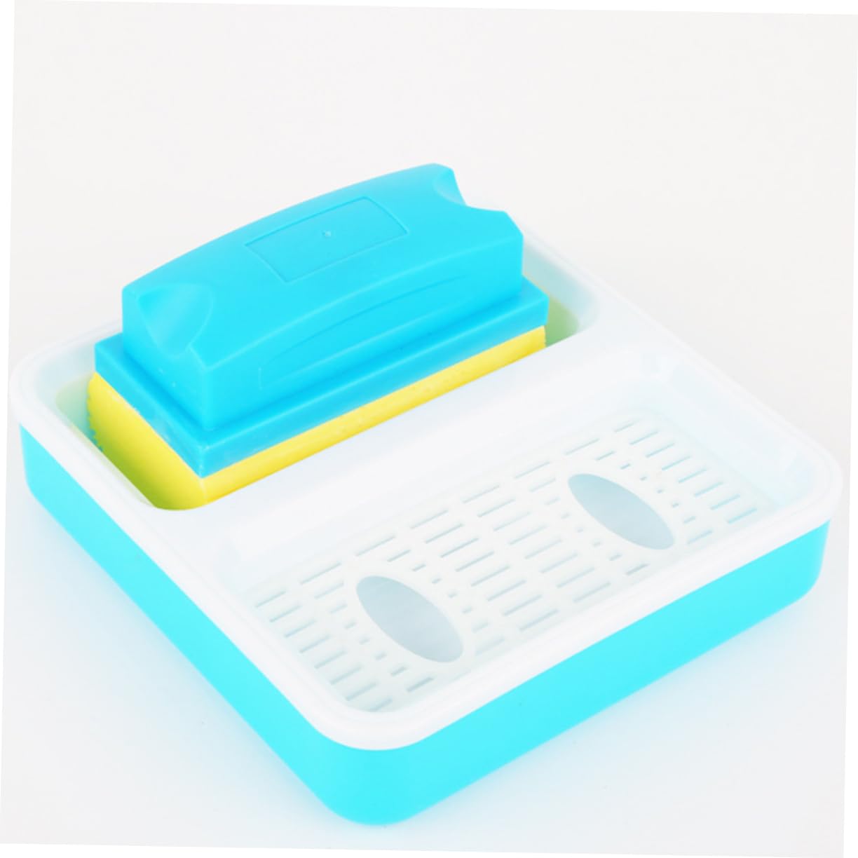 SEWACC Ergonomic Chalk Eraser and Marker Wipe Set Cleaning Eraser Box for Whiteboard Blackboard Easy to Use