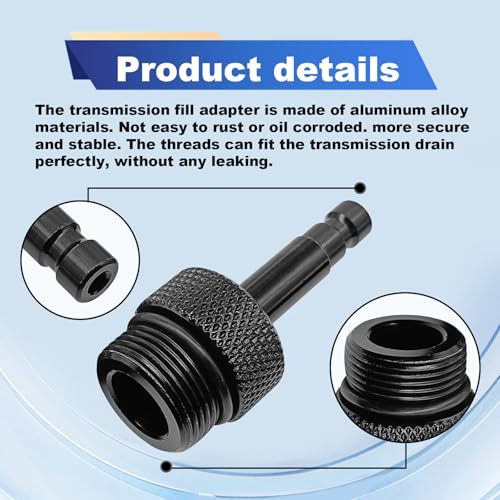 Image of Transmission Fluid ATF Fill Adapter Compatible with DSG VAS6262-1, Transmission Automatic Fluid Oil Filling Filler Adapter Thread M24 x 1.5