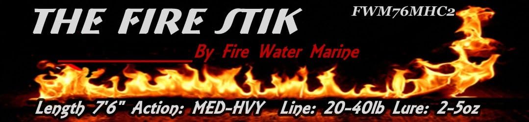 FIRE STIK The 7'6" Catfish Casting Rod Fishing