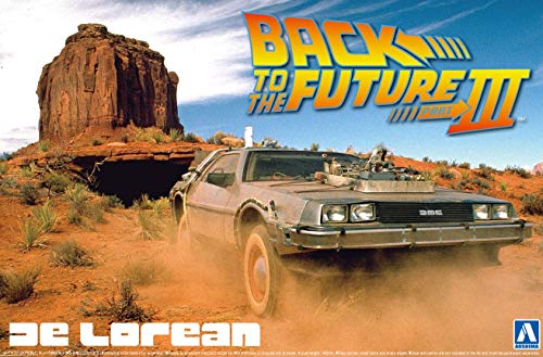 Aoshima 059180 Kit 1/24 Back to The Future III Delorean voiture miniature - 4