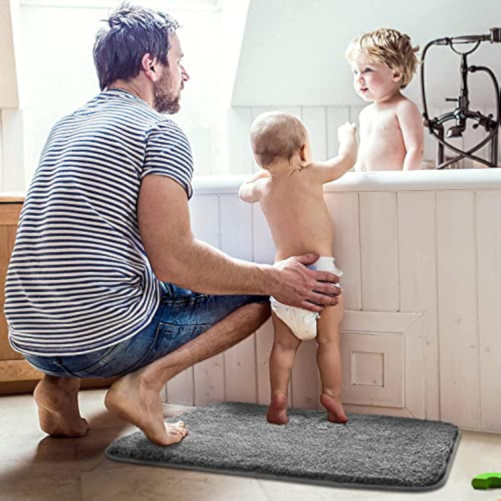Super Soft Water Absorbent Microfiber Bath Rug