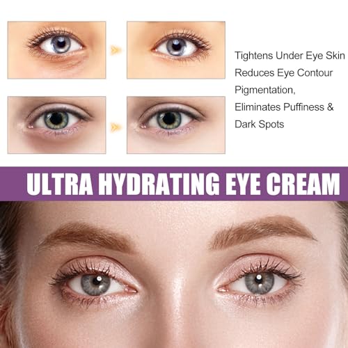 Hydrating Eye Cream for Dry Eye,Retinol Eye Cream for Puffy Eye,Anti Aging Eye Cream with Nicotinamide,Fade Dark Circle & Puffy Eye - Image 6
