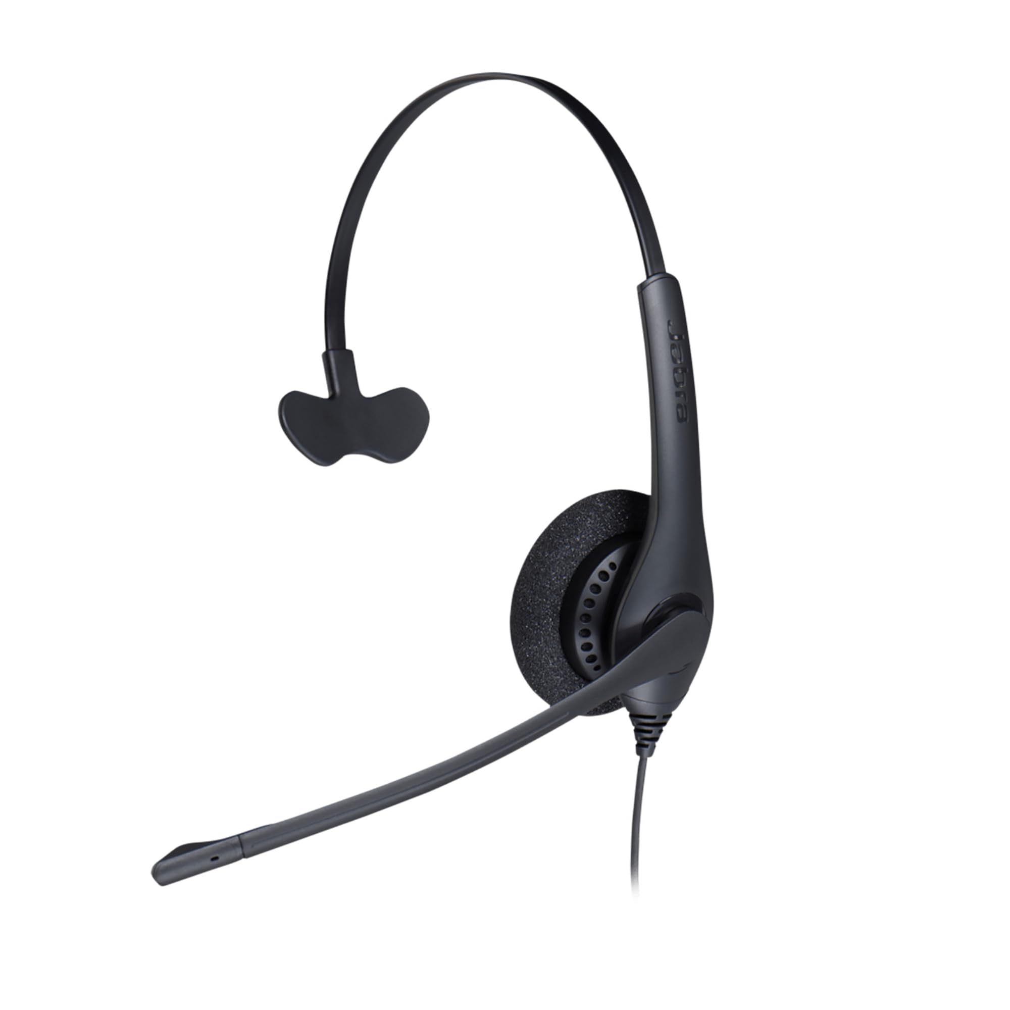 Jabra Biz 1500 - Auricular monoaural de rápida desconexión con Cable y micrófono con cancelación de Ruido - Protección contra Sonidos excesivamente Altos y dañinos para teléfonos de Escritorio