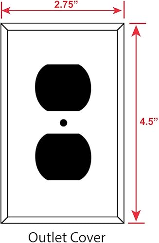Miniatura 2 de Art Plates - Placa decorativa de pared metálica con tapa de salida - Guitarras Eléctricas - Imagen de Dan Morris - (Hecho en Estados Unidos)