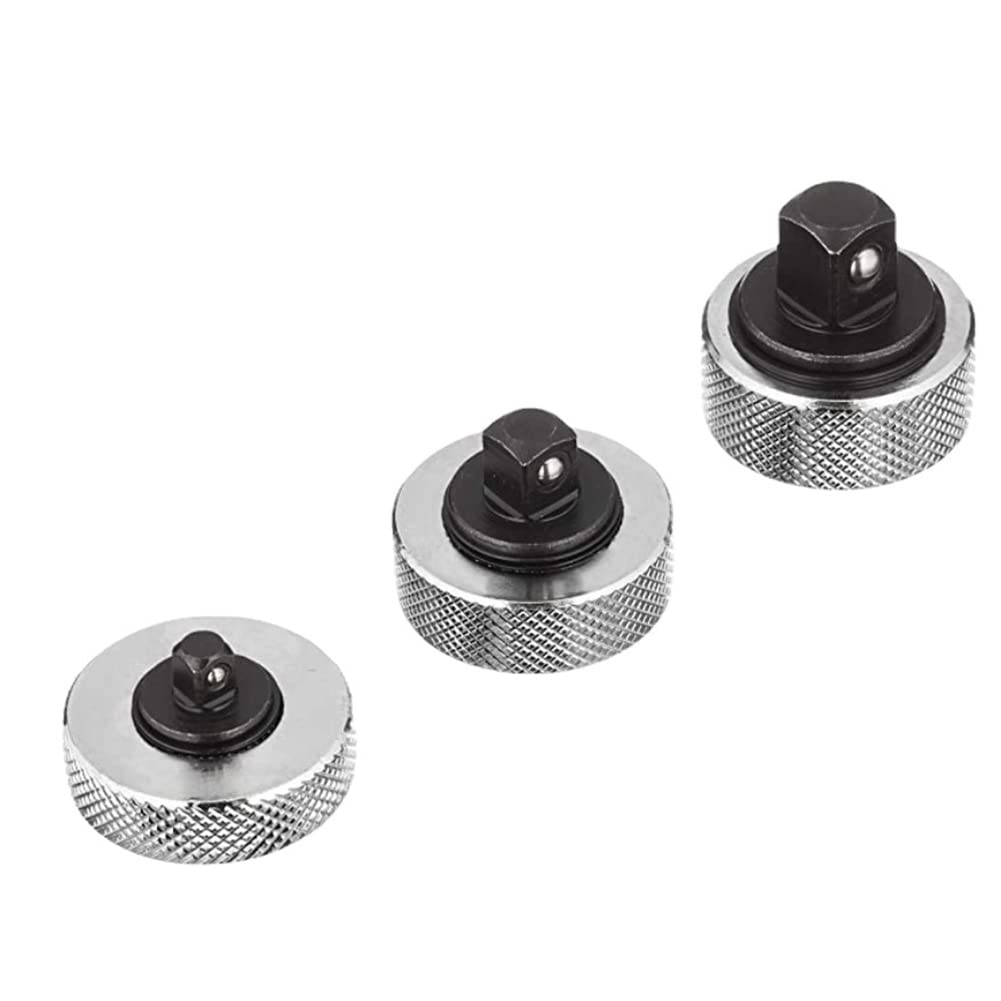 Hopbucan 3Piece Ratchet Whole Steel Ratchet Reversible Ratchet Handle 1/4in 3/8in 1/2in Drive, Silver - Image 2