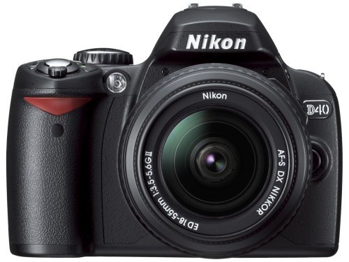 【整備済み品】Nikon デジタル一眼レフカメラ D40 レンズキット ブラック D40BLK