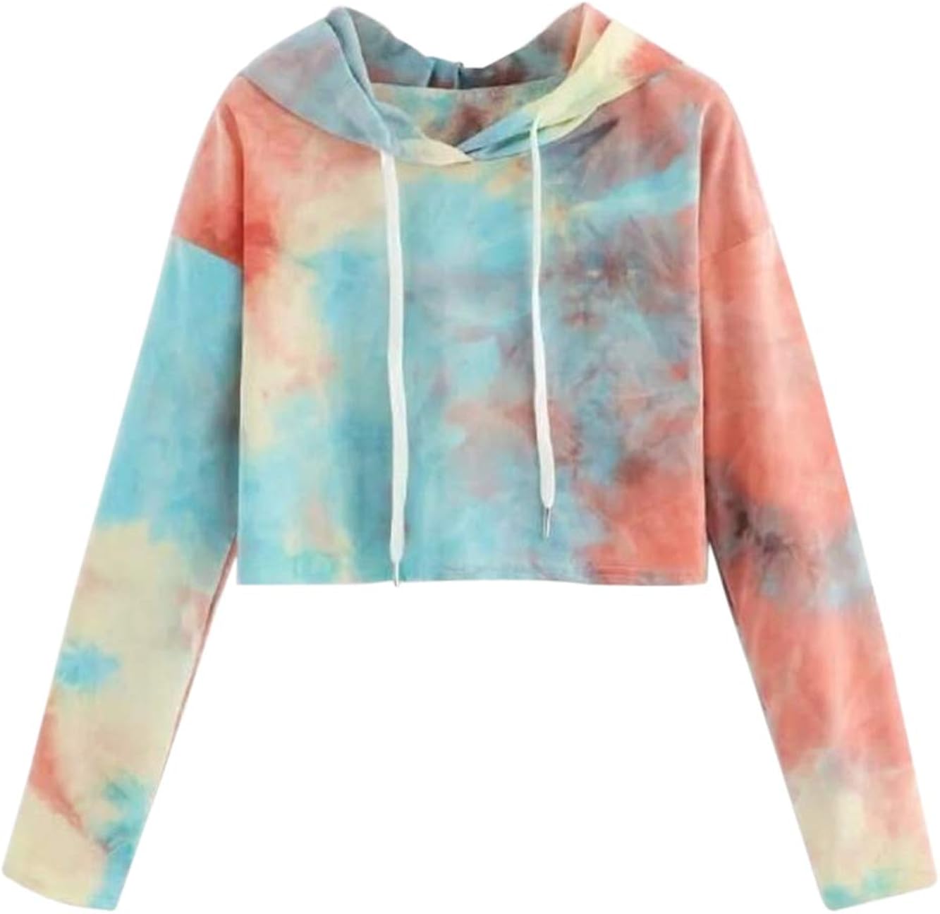 Hoodie crop tie dye Clearance
