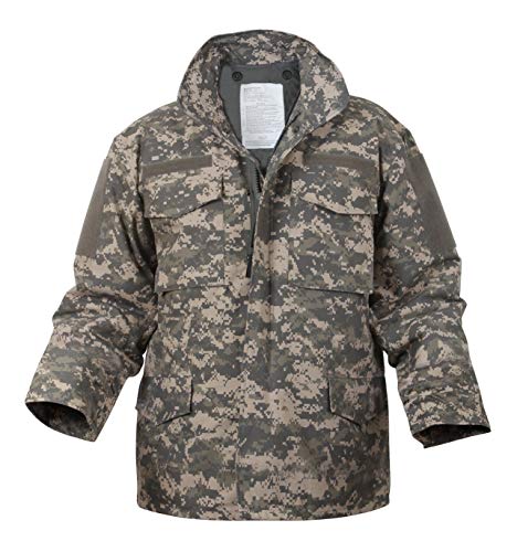 Rothco Camo M-65 Field Jacket, ACU Digital Camo, 2XL
