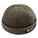 YAMEE Cappellino da Portuale Uomo Donna Cappello da Marinaio Unisex Berretto Docker Brimless Hat cap Dockercap Berretto da Uomo Berretto da Portuale da Uomo Skullcap Taglia Unica Regolabile (56-58cm)