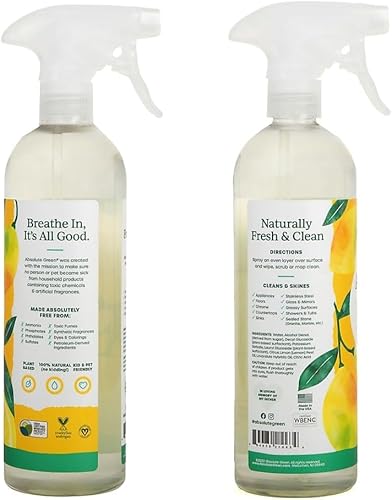 Miniatura 8 de Limpiador multiusos natural, limón, 6/cartón (AG2-ST-6)