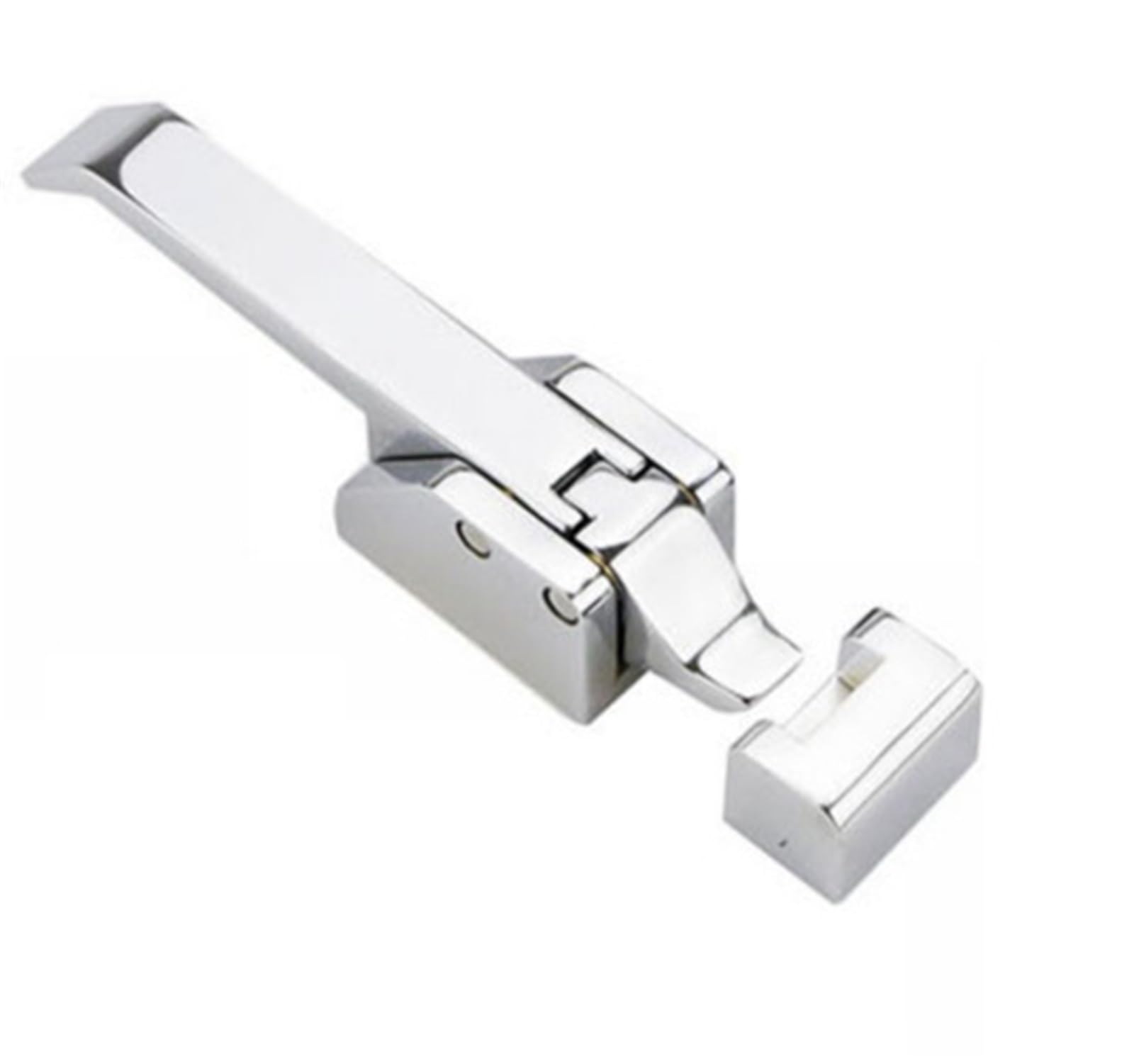 WPOIYHGBY DK615 Stainless Steel Oven/Refrigerator Door/cabinets/Freezer Handles/hasps/Buckle Lever Compression Door Lock 1Pcss(Silver)