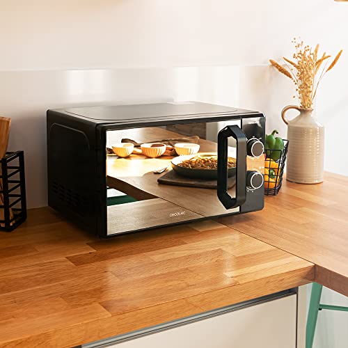 Cecotec-Microondas-con-grill-de-20-Litros-Grandheat-3140-Mirror-1050-W-en-6-Niveles-Grill-1000-W-Revestimiento-Anti-Dirt-iTech-Tecnologia-3DWave-Temporizador-Negro-con-Puerta-de-Espejo Cecotec-Microondas-con-grill-de-20-Litros-Grandheat-3140-Mirror-1050-W-en-6-Niveles-Grill-1000-W-Revestimiento-Anti-Dirt-iTech-Tecnologia-3DWave-Temporizador-Negro-con-Puerta-de-Espejo