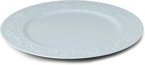 Miniatura 6 de Platos Base de 13 Pulgadas, 6 Piezas Platos Base Redondos para Cena para Bodas, Fiestas, Azul