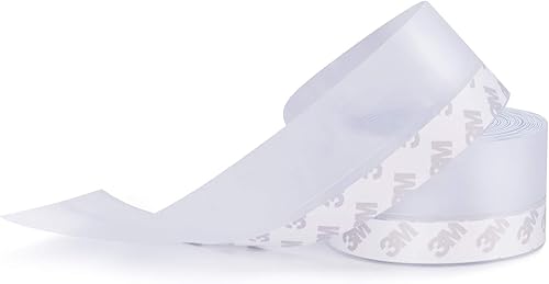 TAROSE burlete de silicona de 33 pies para sellado de puerta sello de puerta sello de ventana tira de sellado de puerta de ducha transparente 1378in