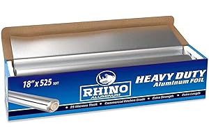 Rhino Aluminum Extra Thick Heavy Duty Grilling Foil Roll